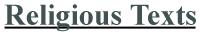 Religious Texts